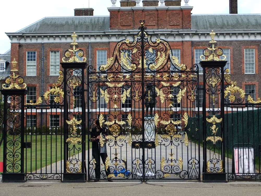 Kensington Palace and its gardens in London, England