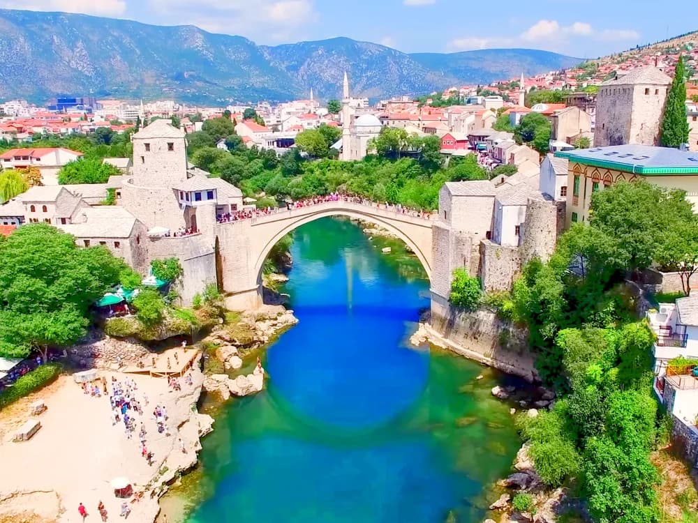 Počitelj citadel rising above the Neretva River