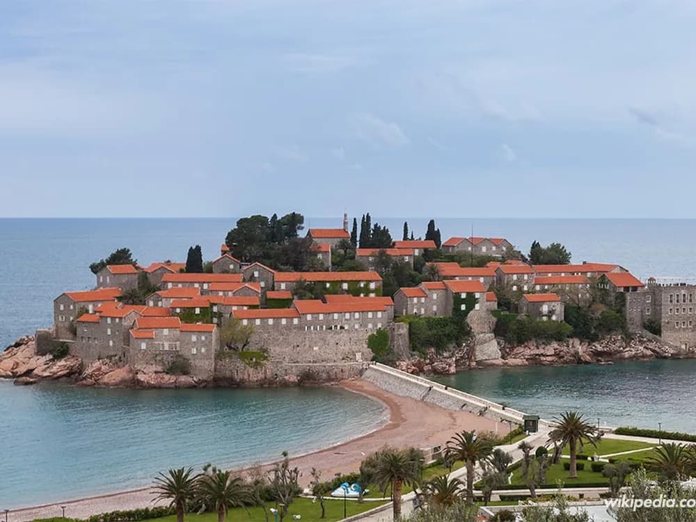 Stari Bar fortress ruins in coastal Montenegro