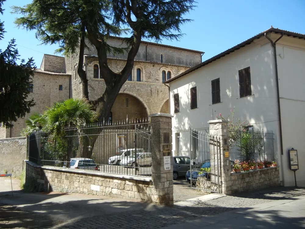 Boniface VIII Palace in Anagni, Lazio — the Gothic Caetani family palace where Pope Boniface VIII was seized in 1303 by agents of the French crown, triggering the Avignon papacy