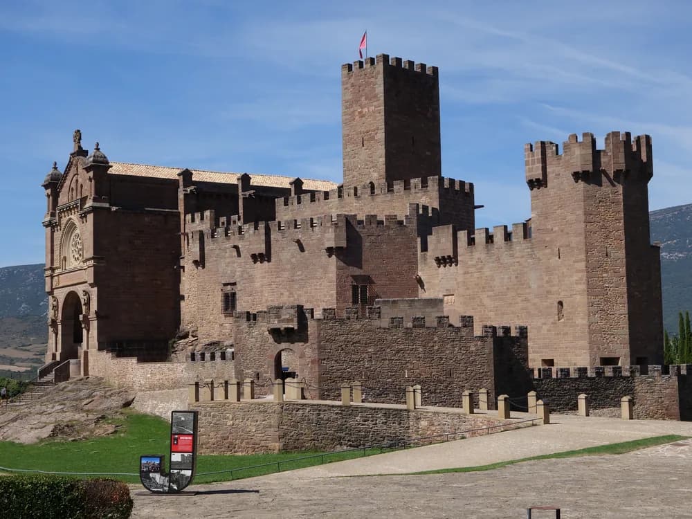 Castillo de Javier in Navarre, Spain — the medieval hilltop castle where Francis Xavier, co-founder of the Jesuit order and first Christian missionary to Japan, was born in 1506