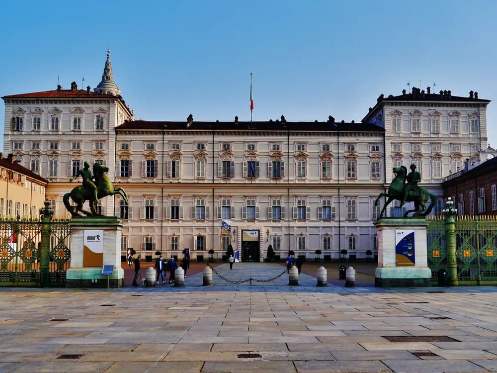 The Turin Royal Palace on Piazzetta Reale — the primary seat of the House of Savoy and the palace where Vittorio Emanuele II was proclaimed first king of unified Italy in 1861