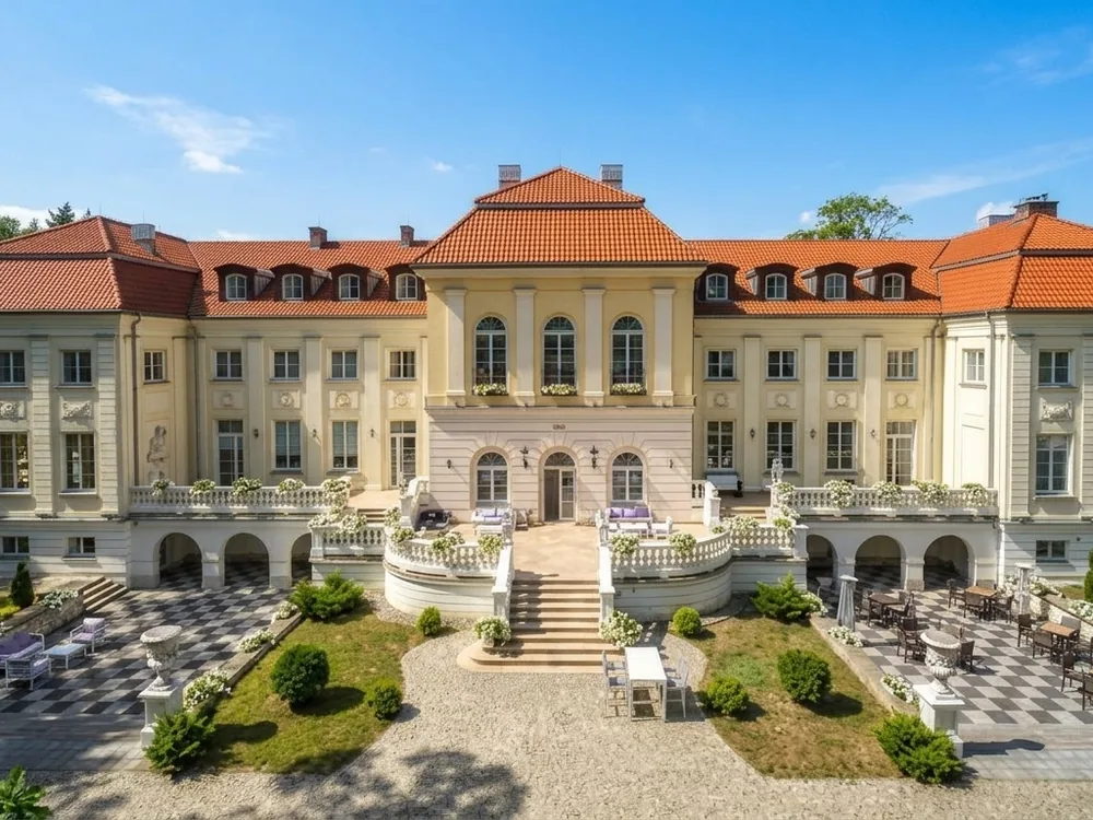 Alexandrinum Palace near Warsaw, Mazovia, Poland — an estate from the mid-18th century with a palace recreated in 2016, now a hotel
