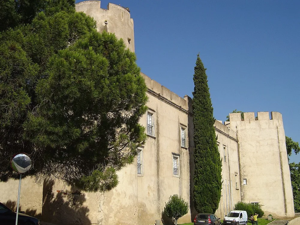 Alvito Castle in the Baixo Alentejo, Portugal — the late-15th-century fortified residence of the barons of Alvito, now a pousada hotel