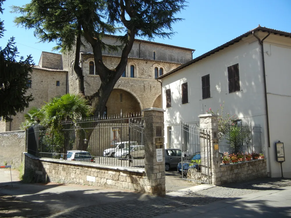 Boniface VIII Palace in Anagni, Lazio — the Gothic Caetani family palace where Pope Boniface VIII was seized in 1303 by agents of the French crown, triggering the Avignon papacy