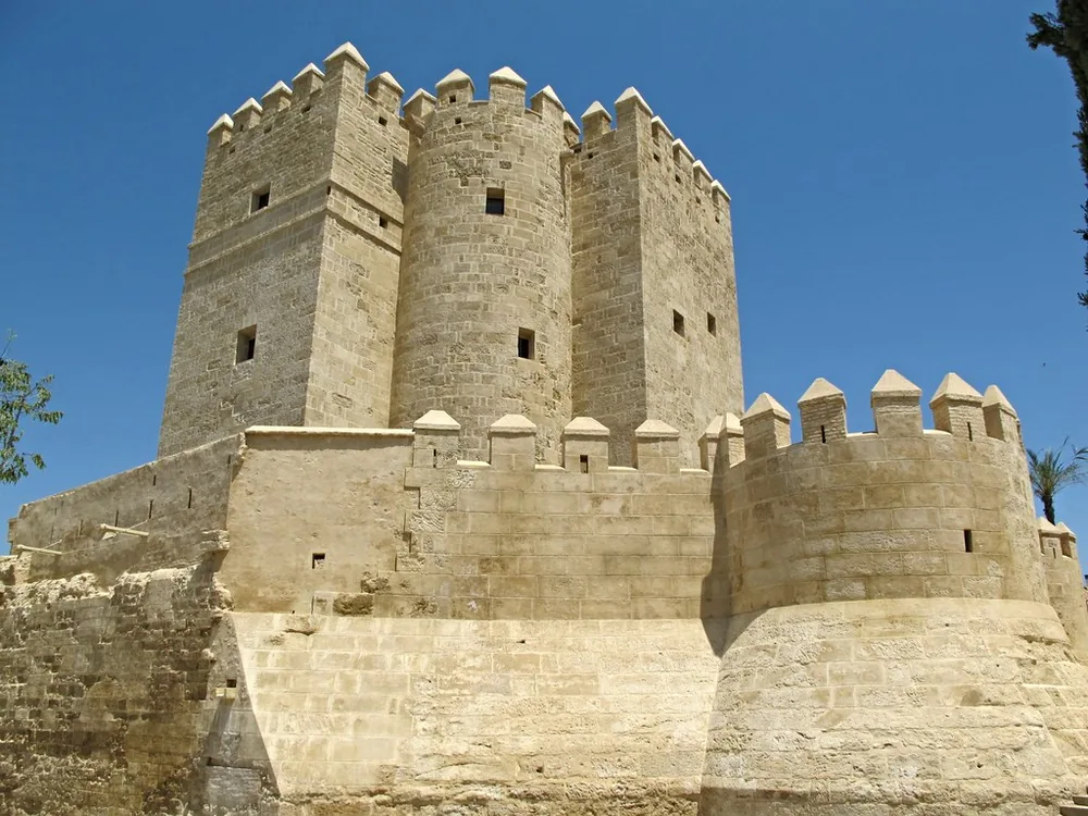 Torre de la Calahorra (Calahorra Tower) in Elche — the oldest monument in Elche, a 12th-century Almohad defensive tower and the last surviving fragment of the Islamic city walls of Yilliq, Alicante Province, Spain