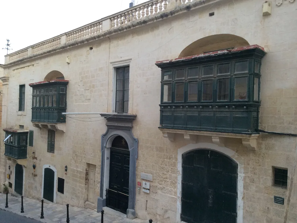 Casa Rocca Piccola — the 400-year-old inhabited noble palace on Republic Street, Valletta, Malta, with its period rooms and WWII air raid shelter tunnels beneath