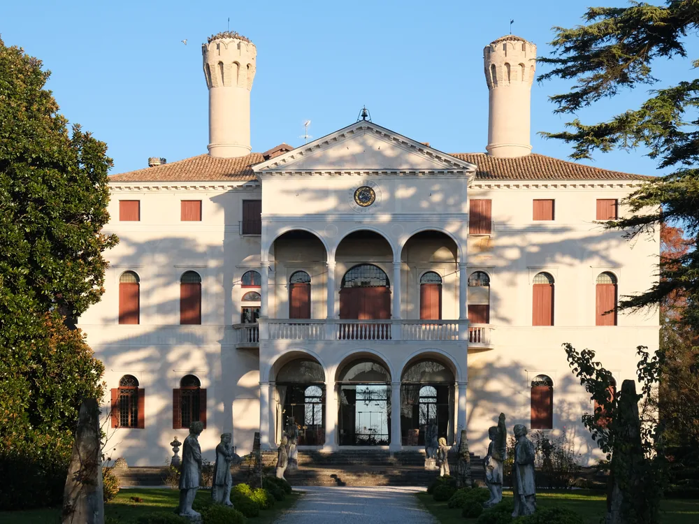 Castello di Roncade, a 16th-century fortified villa and historic Prosecco winery in the Veneto, Italy