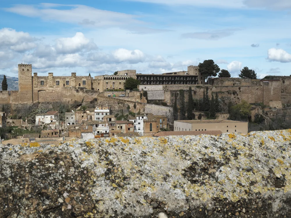 Castle of la Zuda, James I of Aragon's favorite residence overlooking the Ebro valley, Tortosa, Catalonia, Spain