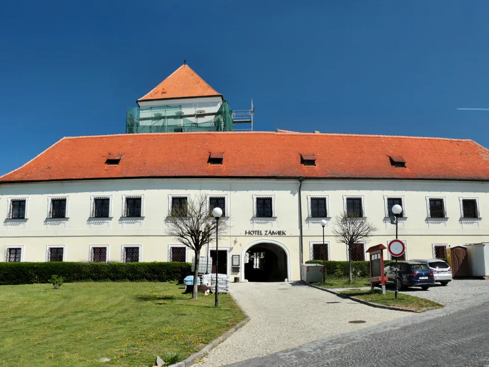 Čejkovice Château in South Moravia, Czech Republic — a 13th-century Templar fortress converted into a Renaissance château, now a hotel