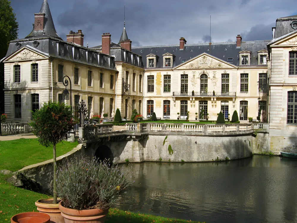 Château d'Ermenonville, an eleven-century fortress where Rousseau spent his final weeks, Ermenonville, Oise, France