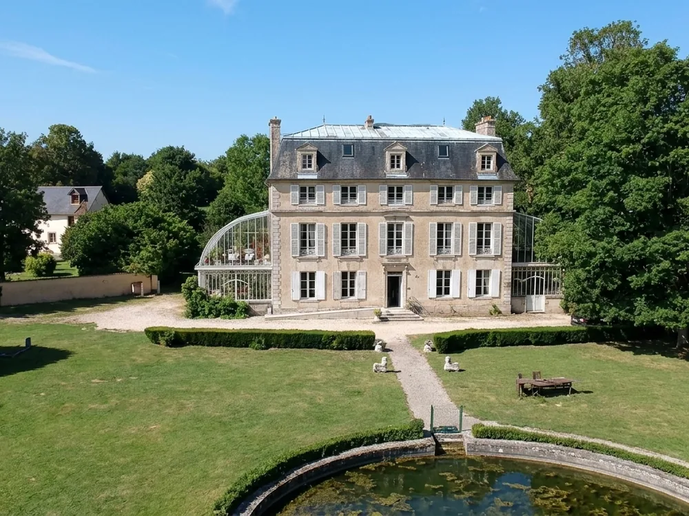Château de Damigny, a 19th-century château with a surviving 15th-century baker's oven, near Bayeux, Normandy, France