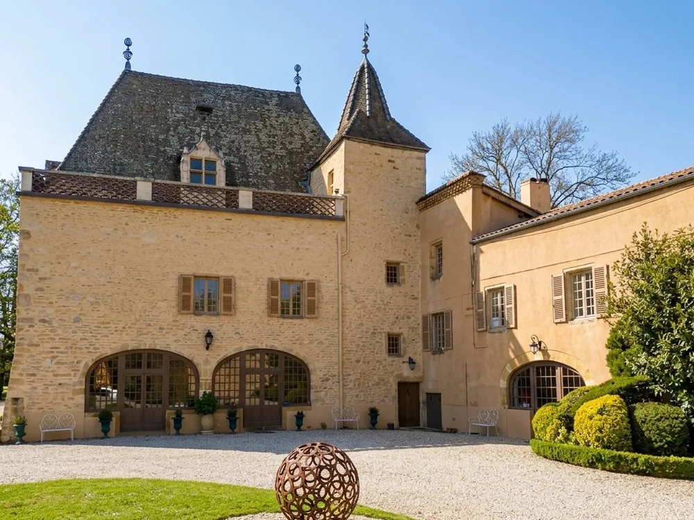 Château de la Venerie, a family-owned former hunting lodge in Beaujolais wine country, Denicé, France