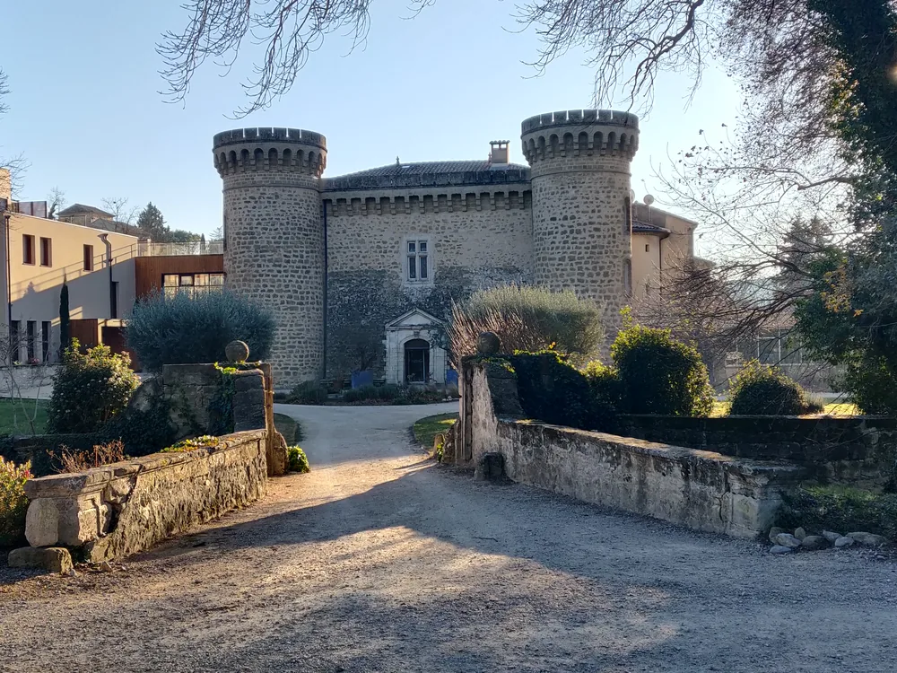 Château de Massillan, a 16th-century hunting lodge with contemporary art, near Orange, Provence, France