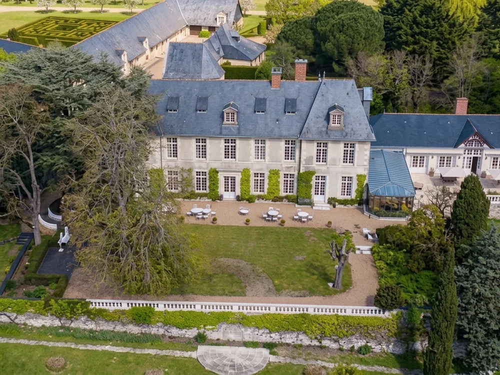Château de Noirieux, a 13th-century estate overlooking the Loir Valley, near Angers, Anjou, France