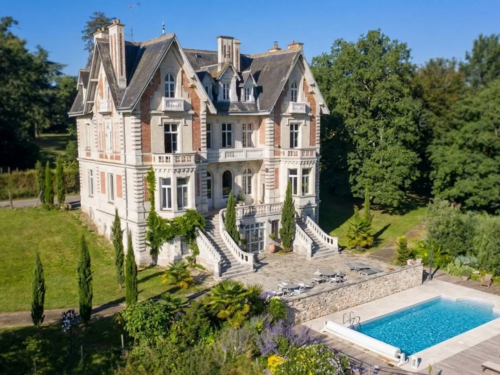 Château des Forges, a 19th-century industrialist's château reimagined as a Slow Village concept hotel, Angers, Anjou, France