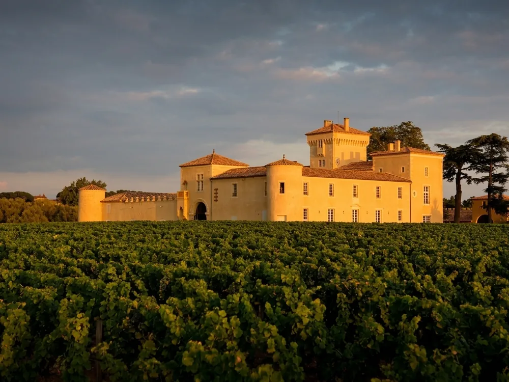 Château Lafaurie-Peyraguey, a 13th-century Sauternes estate renovated by Lalique, Bommes, Bordeaux, France