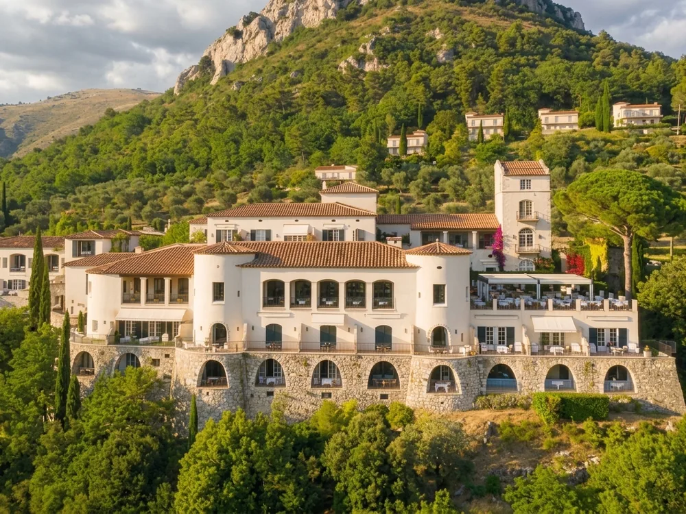 Château Saint-Martin, a 1936 château-style hotel on a Roman and Knights Templar site above Saint-Paul-de-Vence, French Riviera, France