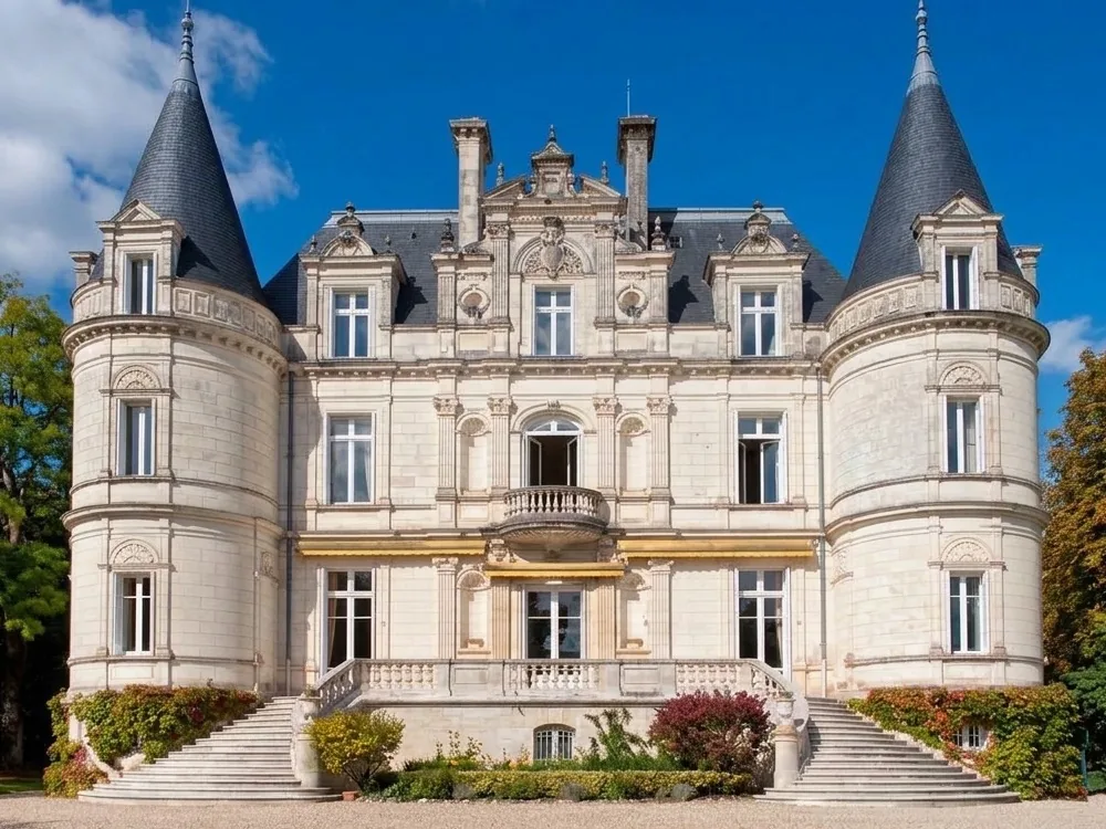Domaine de la Tortinière, a turreted 1886 château inspired by Azay-le-Rideau, Veigné, near Montbazon, Loire Valley, France
