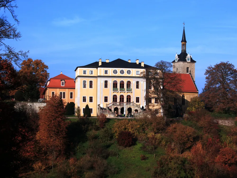 Ettersburg Palace (Schloss Ettersburg) near Weimar, Thuringia, Germany, part of the UNESCO Classical Weimar ensemble