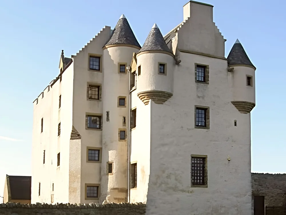 Faside Estate near Tranent, East Lothian, Scotland, a medieval castle overlooking the site of the 1547 Battle of Pinkie