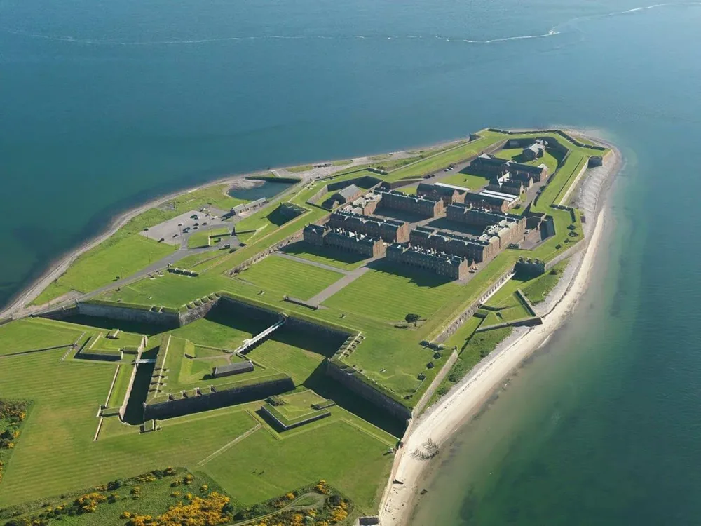 Fort George — the massive Hanoverian artillery fortress on its Moray Firth spit at Ardersier, one of Europe's most complete 18th-century military fortifications, near Inverness, Scotland