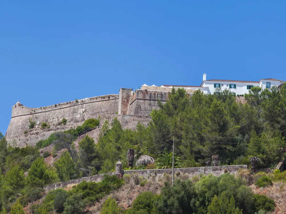 Fortress São Filipe (Forte de São Filipe) above Setúbal Bay, Setúbal District, Portugal — Philip II's 16th-century star-shaped hilltop fortress with panoramic views over the Sado estuary and the Arrábida coastline