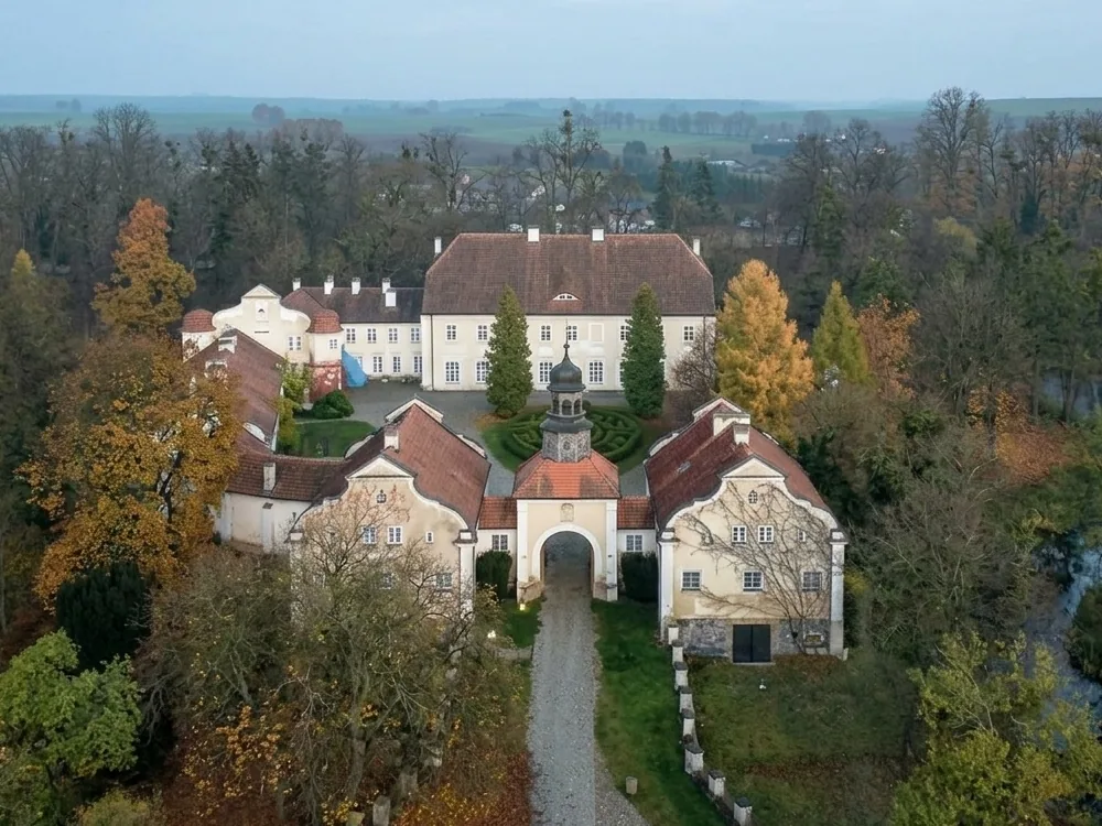 Galiny Palace near Bartoszyce, Warmia-Masuria, Poland — a Renaissance palace built in 1589, now a hotel with a stud farm