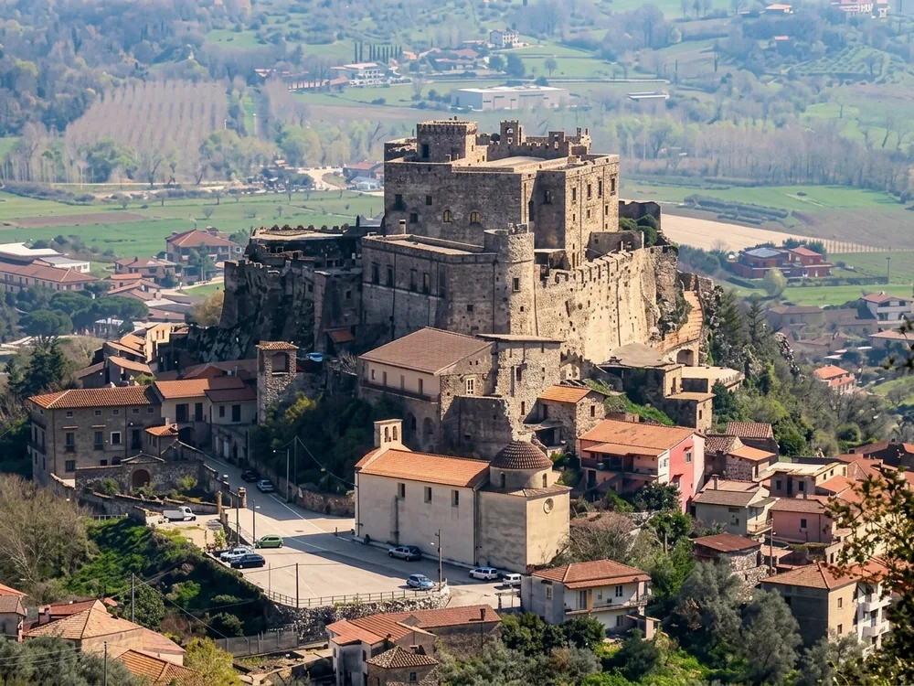 Limatola Castle (Castello di Limatola), a Norman-origin fortress near Caserta, Campania, Italy