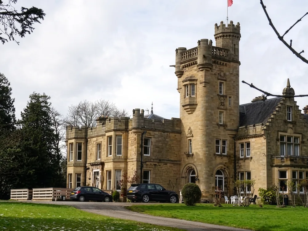 Mansfield Castle near Tain, Ross-shire, Scotland, a Victorian mansion built in the late 1870s