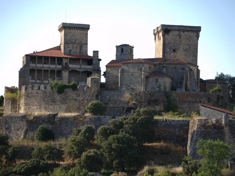 Monterrei Castle, Galicia's largest acropolis overlooking the Támega river valley on the Spain-Portugal border