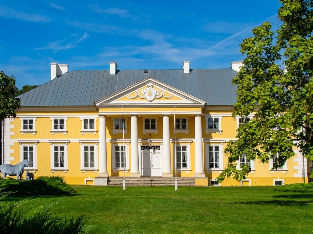 Racot Palace near Kościan, Greater Poland, Poland — a Classicist palace of the second half of the 18th century, now a hotel