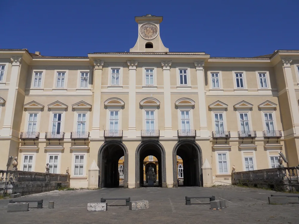 Royal Palace of Portici on the Bay of Naples, Italy — Charles of Bourbon's 18th-century residence, now part of the University of Naples Federico II