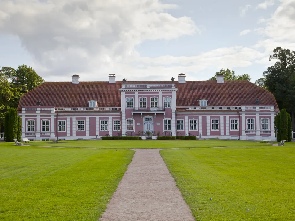 Sagadi Manor in Lahemaa National Park, Estonia — the 1753 Baroque manor house of the von Fock family, with formal garden and forest surroundings, housing the Manor Museum and the Forest Museum of Estonia