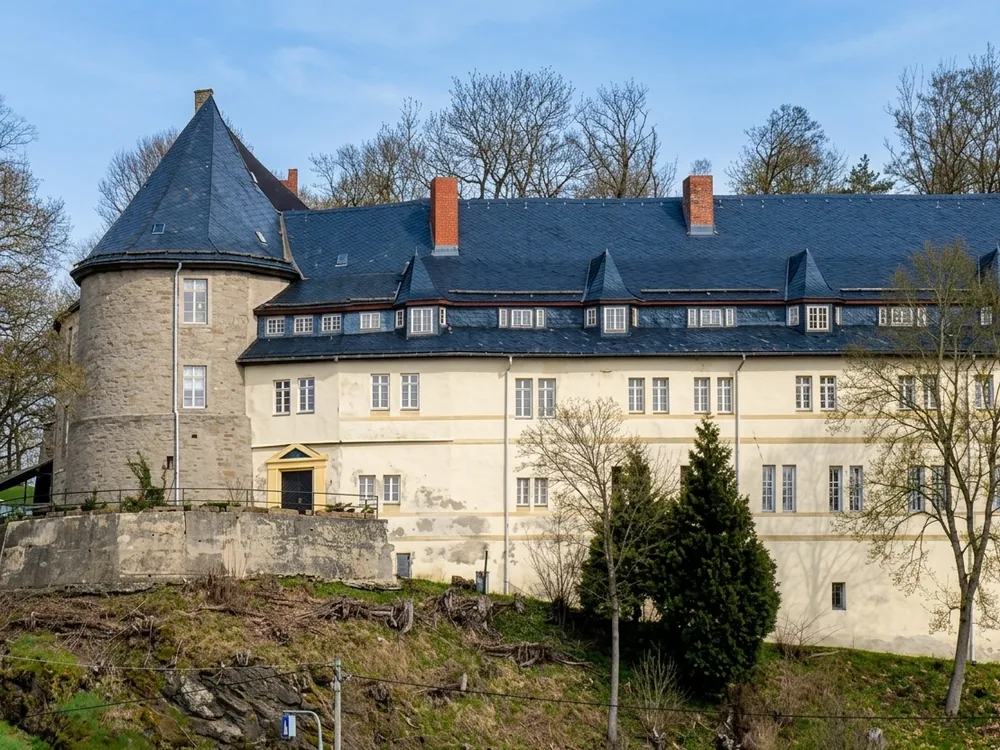Stiege Castle (Schloss Stiege) in the Harz mountains, Oberharz am Brocken, Saxony-Anhalt, Germany