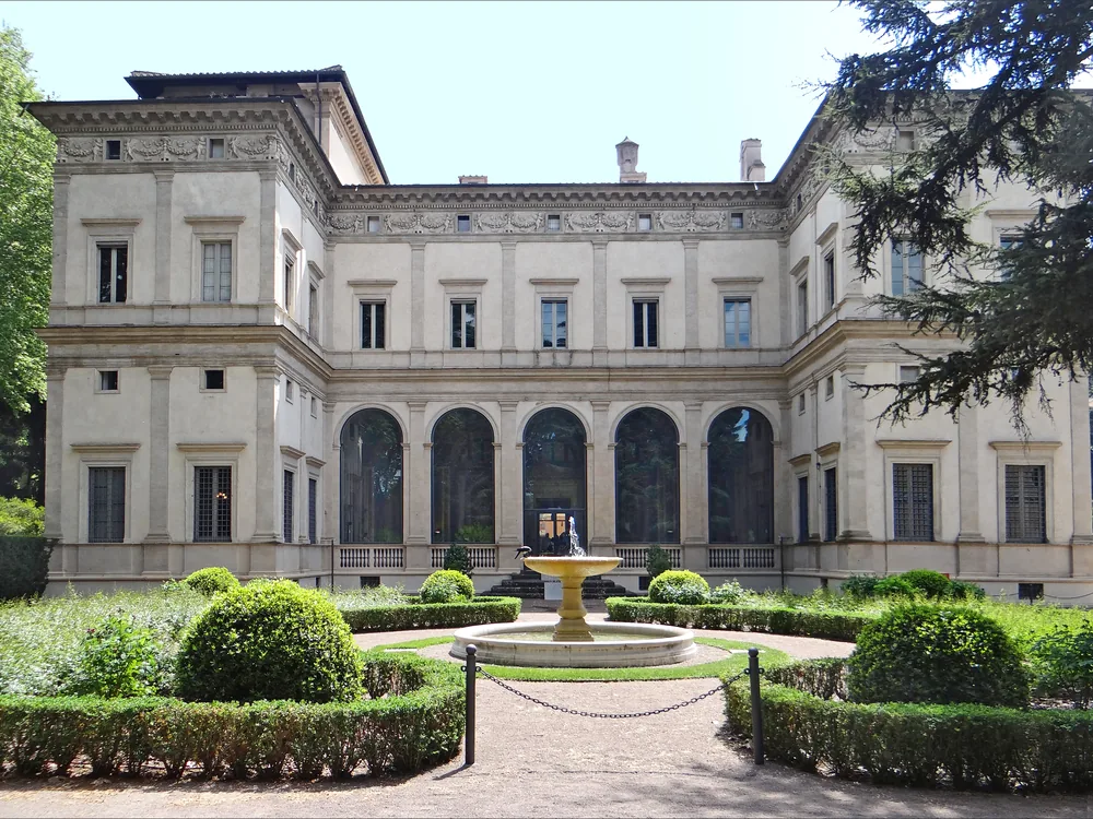 Villa Farnesina in Trastevere, Rome, Italy, the Renaissance villa built for banker Agostino Chigi and decorated by Raphael and his workshop