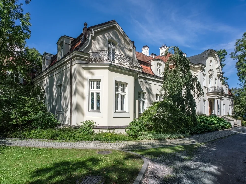 Zdunowo Palace in Mazovia, Poland — a late-Baroque-style palace built in 1905–1910, now a hotel