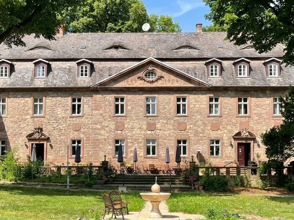 Zingst Castle (Schloss Zingst) near Nebra in the Saale-Unstrut wine region, Saxony-Anhalt, Germany — not the Baltic coastal resort of the same name