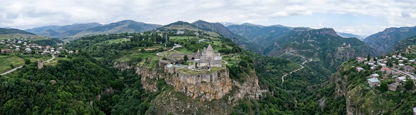 Aramyants Castle near Akhtala in Armenia's Lori Province — a European-style mansion now used as a historical museum
