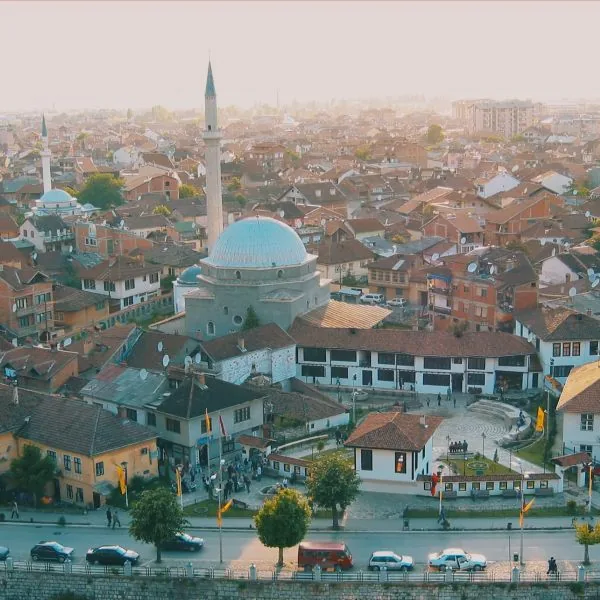Prizren Fortress above the city of Prizren, Kosovo
