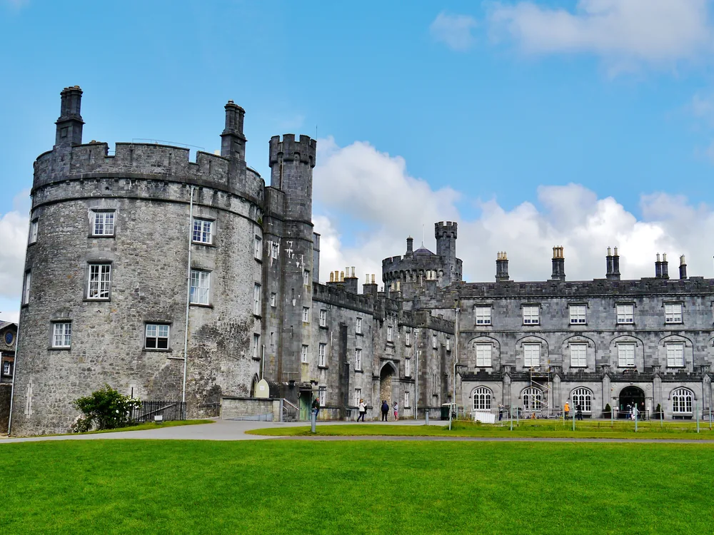 Kilkenny Castle reflected in the River Nore, Ireland