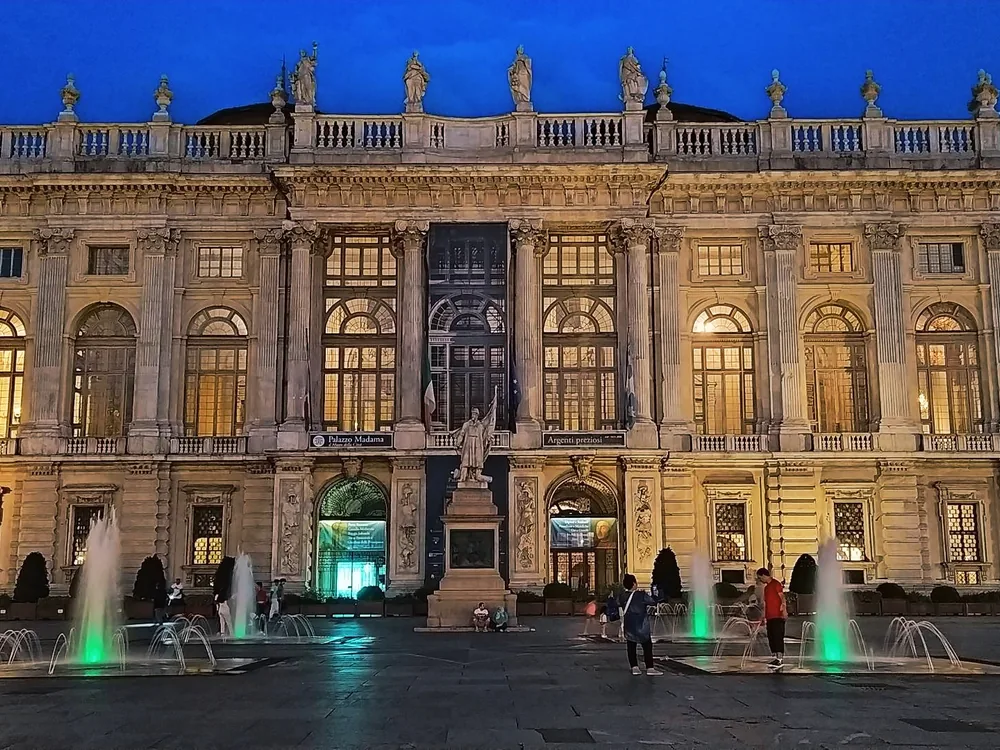 The Turin Royal Palace (Palazzo Reale di Torino) facade on Piazza Castello — the anchor site for the Turin Royal Pass covering all Savoy royal residences in Turin and Piedmont